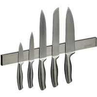 Porta coltelli da parete in acciaio inox portacoltelli cucina nero