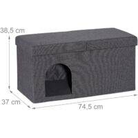 Casetta Gatto Cuccia Cane Gatto Pouf Pieghevole Pe Cani E Gatti Puff Sgabello Cucce Casetta Gatti