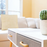 Relaxdays Set 2x Cuscini Decorativi Pelosi 40x40cm Imbottitura & Federe Peluche Soffici Divano & Letto Marrone 
