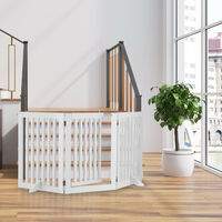 Cancelletto Per Bambini E Cani Relaxdays 92x154 Cm | Barriera A 3 Pannelli Per Scale, Porte, Camino, Pieghevole