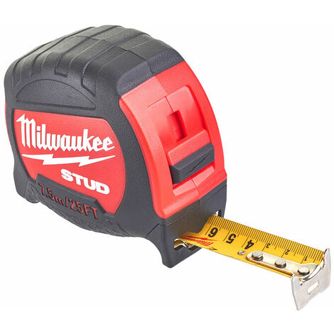 Milwaukee 48229926 STUD Tape Measure 7.5m/25ft (Width 27mm)
