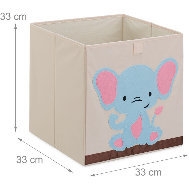 Caja de almacenaje para juguetes - Beige/Toys - HOME