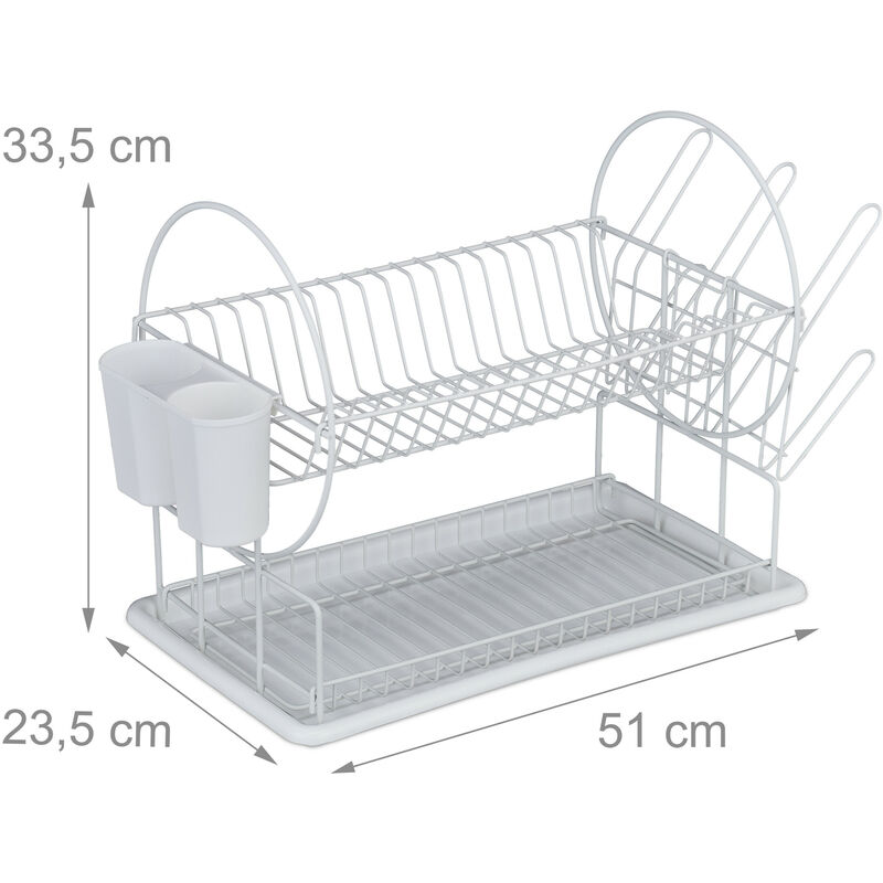 Escurreplatos extensible (33,5 cm-50 cm) Escurridor de platos