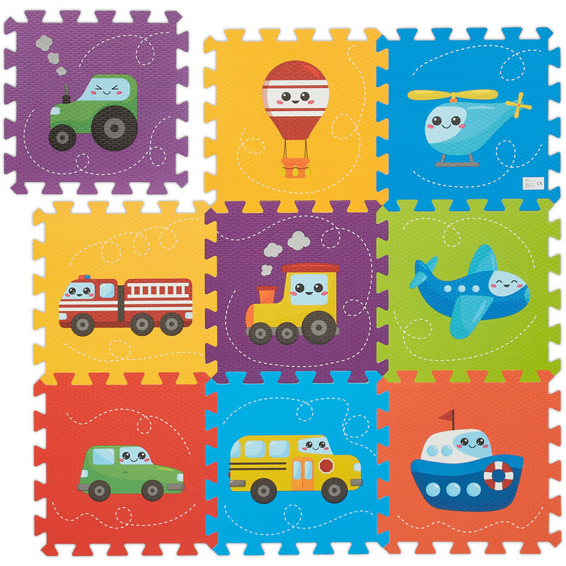 Alfombra Puzzle protección para suelo Bebes - Infantil 2 Colores Mix.