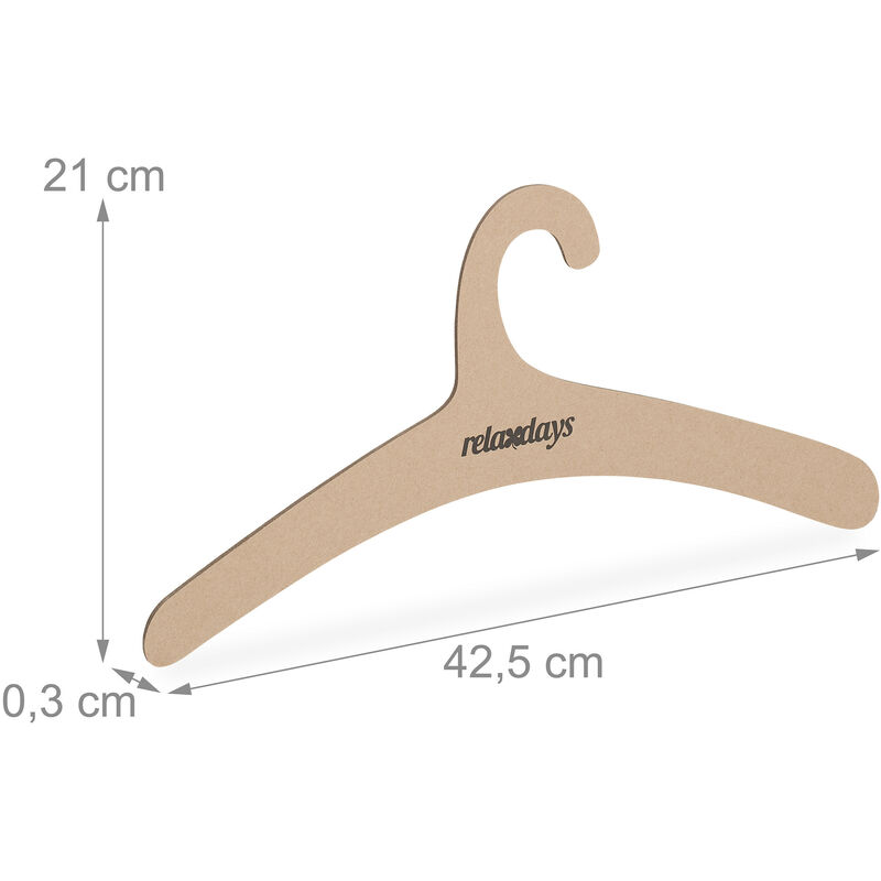 Colgador para Ropa Reciclado 10 unidades en Colgadores de Ropa