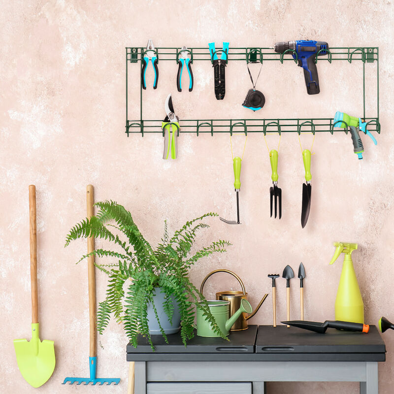 COLLECTIVE HOME - Decoración de jardín con herramientas, letreros  inspiradores para colgar de madera, juego de herramientas de jardín - 3  piezas
