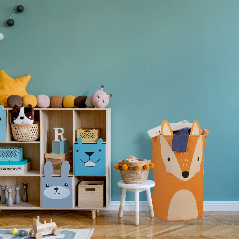 Comprar cesta infantil para juguetes con diseño de zorro AQUÍ