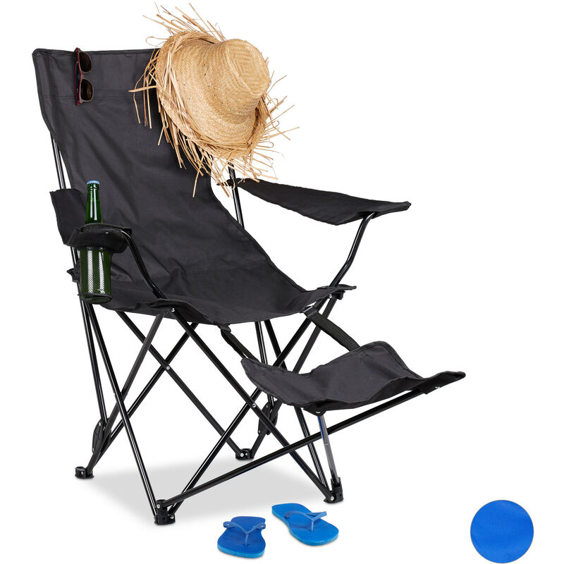 ▷ Chollo Set de 2 sillas de camping plegables Relaxdays por sólo 49,95€ con  envío gratis (-29%)