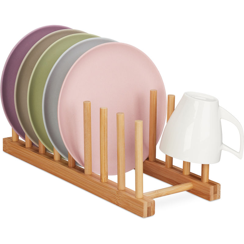 Relaxdays Escurreplatos De cocina escurridor platos tapas y tablas cortar 12 x 34 125