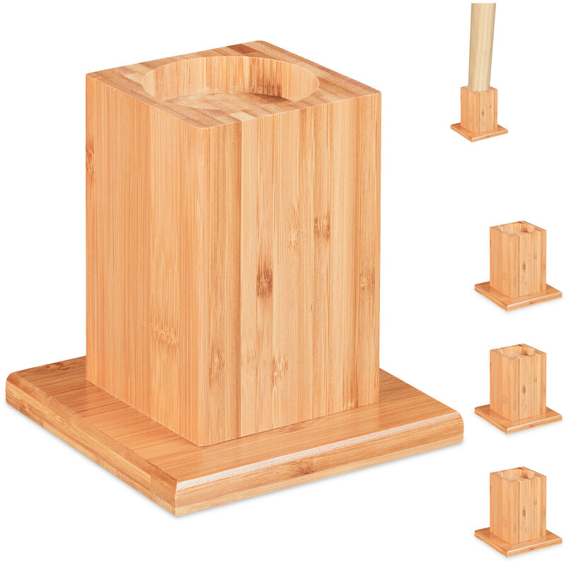 4 patas de muebles de madera para el hogar, muebles elevadores de muebles,  elevadores de pies, elevador para muebles, mesa de madera, elevador de cama