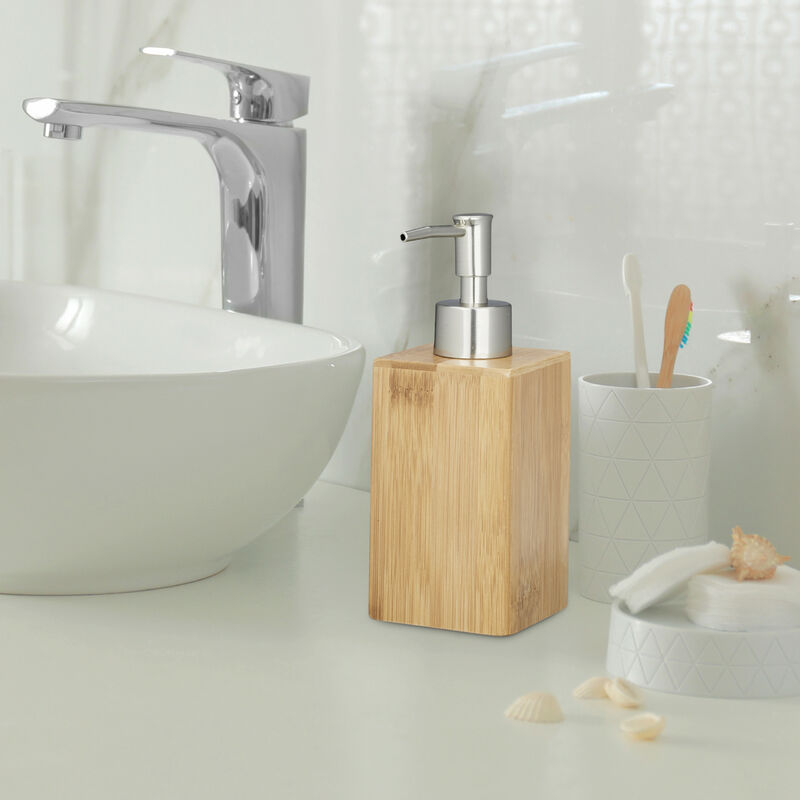 DRAGAN Dispensador jabón, bambú - IKEA