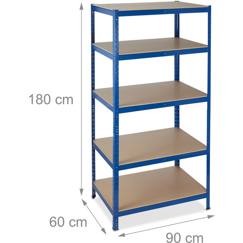 Estantería cargas pesadas gris 1325 kg