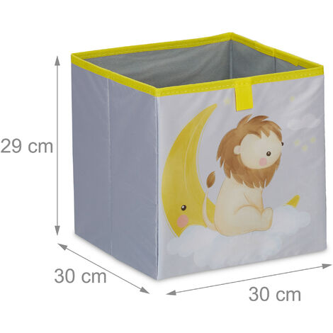 Relaxdays Estantería Infantil con 6 Cajas, 66x63x30 cm