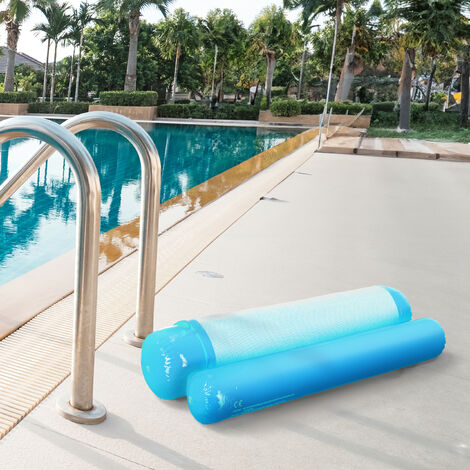 Colchoneta Hinchable Para Piscina Con Reposacabezas – Hamaca Flotante De 160x90 Cm, Capacidad 200 Kg, Ideal Para Adultos