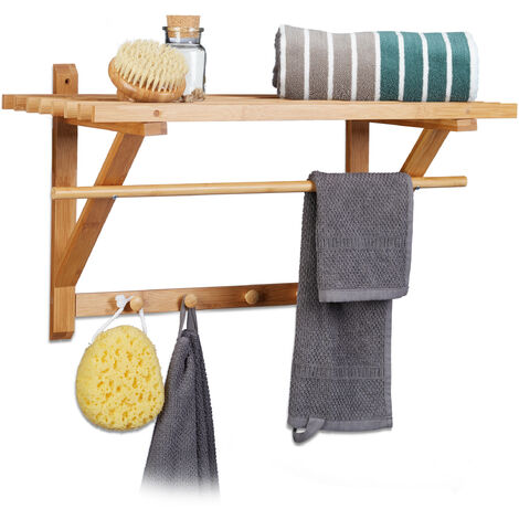 Bamboo Land - Toallero independiente de bambú para baño, perchero para  mantas, toallero de pie, toalleros para baño independiente, toallero,  toallero