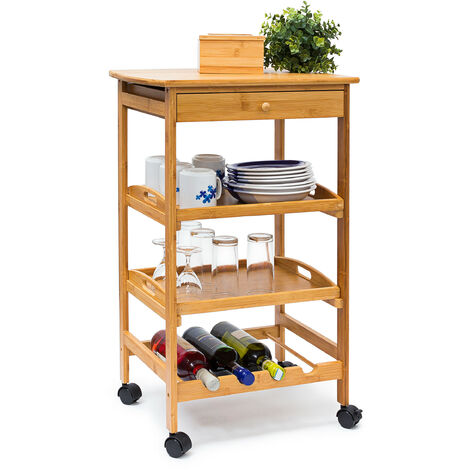 CARRITO DE COCINA VERDULERO 4 ESTANTES