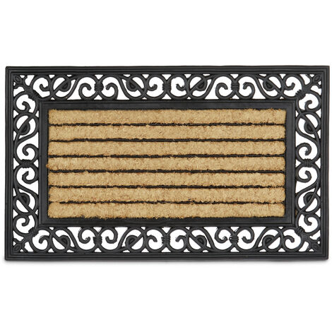 Felpudo Exterior Felpudo Coco Navidad 40x70cm - Antideslizante Para Entrada Interior/exterior Felpudo Entrada Casa