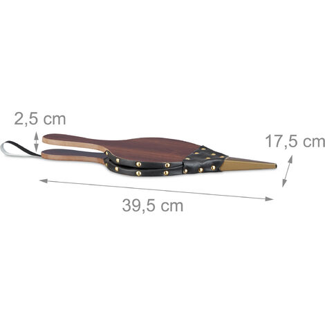 Soplador De Barbacoa Manual - Pack De 2 Unidades Con Manivela, Acero Inoxidable Y Polipropileno, Ideal Para Aviar El Fuego