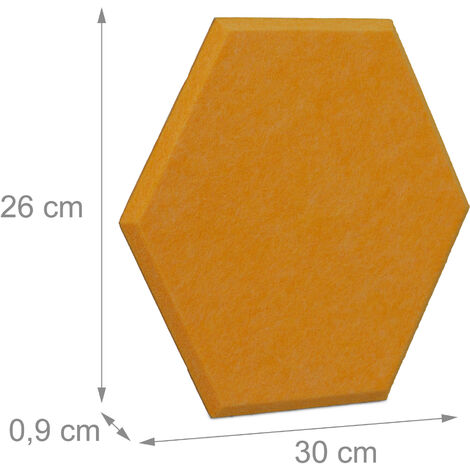 Krijt prikbord Securit Hexagon set 7 st | De