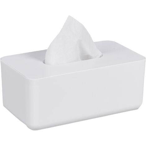 GENERICO Caja Dispensador pañuelos papel higiénico Gris (3732)
