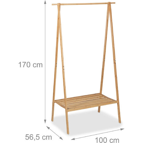 Percheros Vestidor De 100 Cm De Pino Plagables