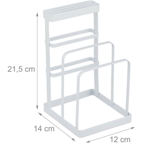 Soporte para Cuchillos de Cocina 2 en 1 para Encimera Organizador