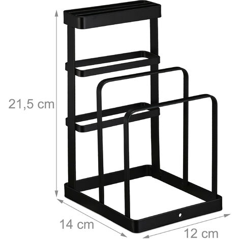 Soporte para Cuchillos de Cocina 2 en 1 para Encimera Organizador