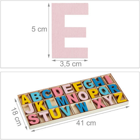 TIHOOD 1000 Piezas De Azulejos De Letras De Madera Para Manualidades, Azulejos De Madera, Decoración De Regalo De Bricolaje, Hacer Posavasos Del Alfabeto Y Juego De Crucigramas