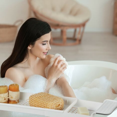 Relaxdays Juego de baño de 6 Piezas, Accesorios de baño completos de  plástico, diseño Moderno, Color Amarillo : : Hogar y cocina