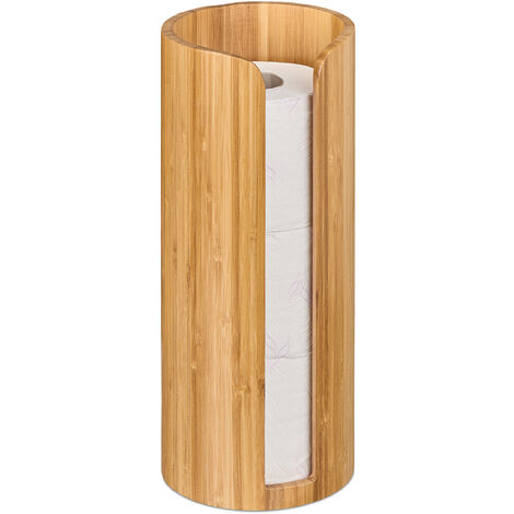 Wenko Bambusa Soporte De Pie Para Papel Higiénico Madera 24749100