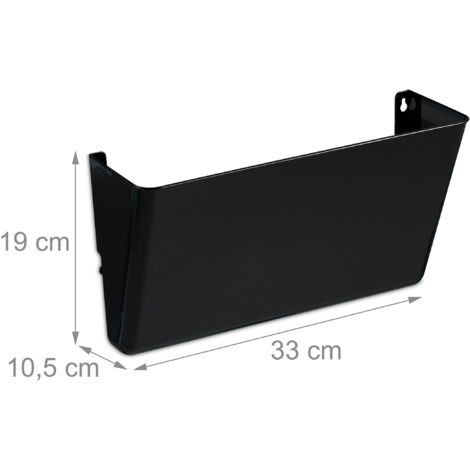 Relaxdays 3 Compartimentos DIN A4 De Alto X Profundidad 32 X 33 X 24,5