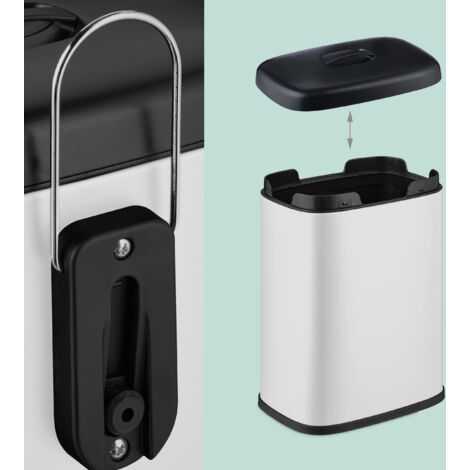 Cubo De Basura Cocina Relaxdays Cubo De Basura Colgante, L