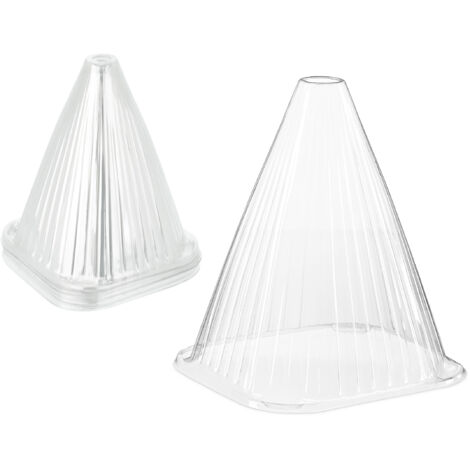 48 x campana protectora para plantas, protección contra caracoles y heladas, ayuda al crecimiento, HBT: 22 x 19 x 19 cm.