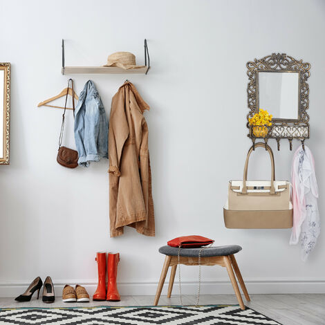 Perchero Pared Perchero De Pared Vintage Ganchos De Hierro