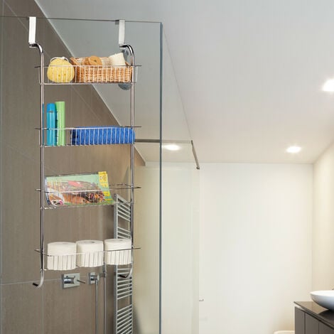 Nueve estantes de pared (que se instalan sin taladro) para organizar bien  el almacenaje en el cuarto de baño