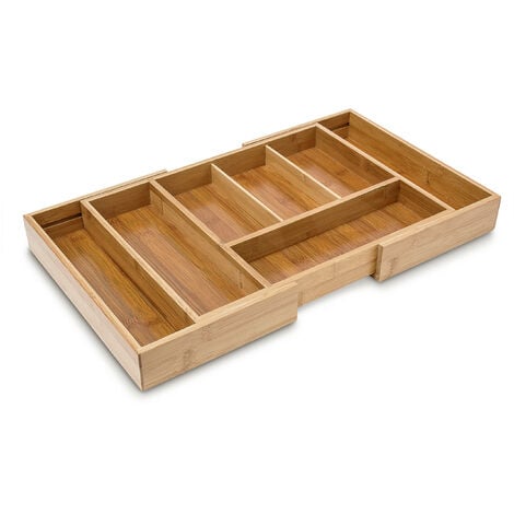 Cubertero para cajón de bambú con 4 compartimentos comprar AQUÍ