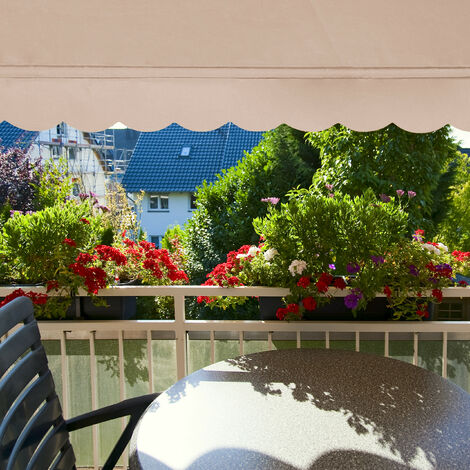 Persianas enrollables para exteriores, persianas enrollables para patio,  terraza, porche, balcón, patio trasero, 5 pies de ancho x 15 pies de largo