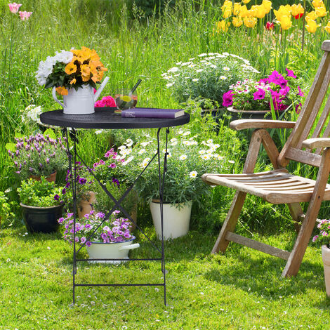 Mesas pequeñas para exterior jardín o terraza super resistentes y