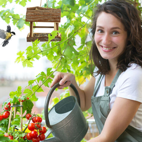 Comedero Colgante De Madera Para Pájaros - Mesa De Alimentación Natural Para Jardín | Nature's Market