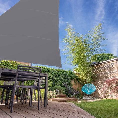 TOLDO VELA TRIANGULAR 3X3X3 GRIS CLARO