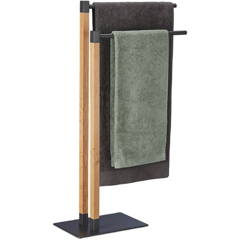 ToiletTree Products Toallero de bambú – Toallero para interiores y  exteriores – Uso como perchero, soporte para toallas de piscina y toallero  de baño