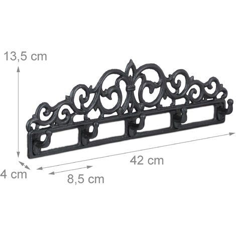 PERCHERO PARED PLEGABLE INDUS 4 GANCHOS