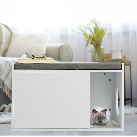 Arenero mueble online gato