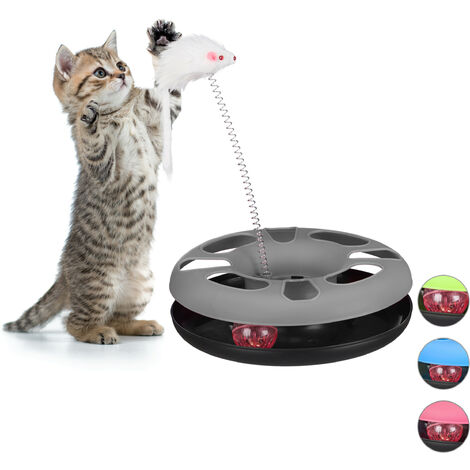 1 Juguete Gato con Rat n y Bola con Cascabel Cat Toy Pl stico y