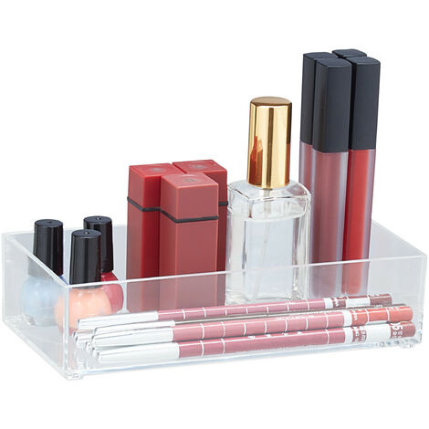  Organizador de maquillaje resistente caja organizadora