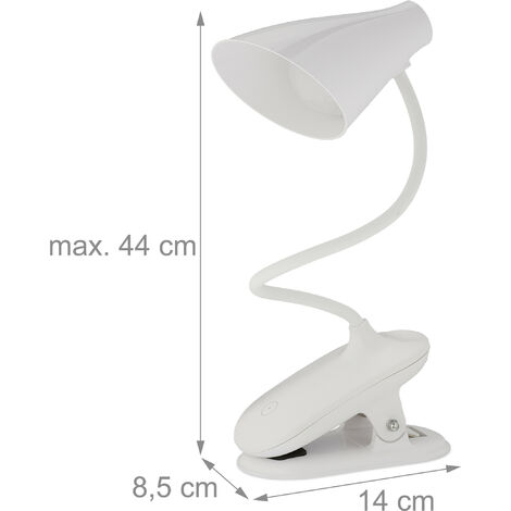 Lámpara LED con lupa (5x), brazo articulado y 3 tonalid