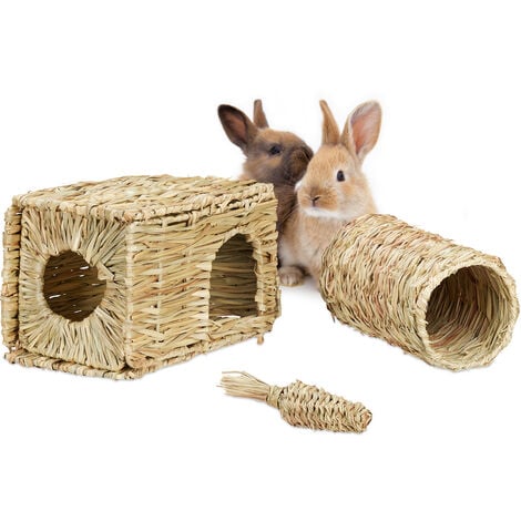 Juguetes para conejos y pequeños roedores