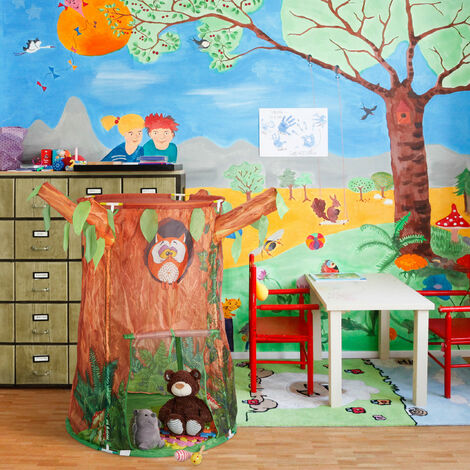 Tienda de campaña infantil verde –