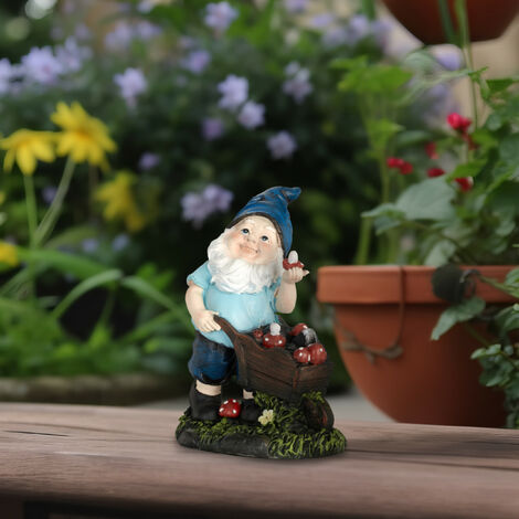 Relaxdays Gnomo Da Giardino Alla Finestra Alto 15 Cm – Decorazione Esterna Resistente Al Gelo - 2
