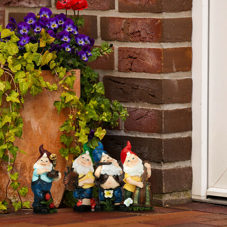 Figura Decorativa Da Giardino Criceto In Poliresina - 11 Cm - Resistente Al Gelo Per Esterni - Pasqua - 5